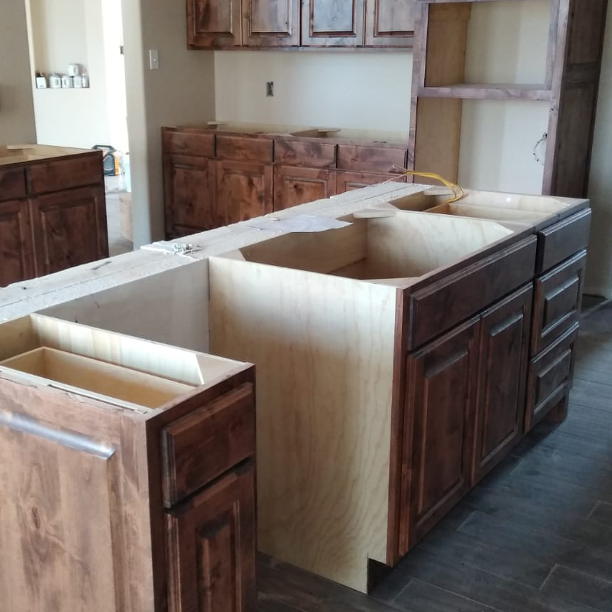 Jalisco custom wood cabinetry install